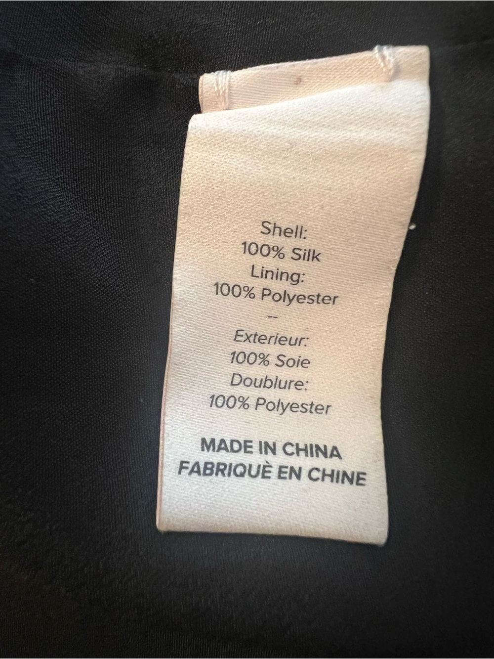 Cinq à Sept 100% Silk Black Long Sleeve Dress Covered Button Front Tiered Ruffle - Picture 6 of 7